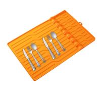 Tappetino per griglia in silicone, spesso, resistente al calore, antiscivolo, riutilizzabile, spatola per piano di lavoro della cucina, per pinze, raschietti, spazzole, bottiglie di olio, organizer