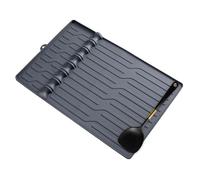 Tappetino per griglia laterale in silicone, tappetino per spatola, poggia utensili in silicone, resistente al calore, supporto per utensili da barbecue, mensola laterale, accessorio per barbecue