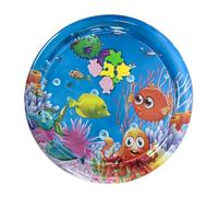 Tappetino per i gatti, tappetino per acqua sensoriale gatto,Cartoon Play Water Mat for Pets Babies - Fantastico divertimento giocando a letto d'acqua per dormire il giocattolo di raffreddamento a casa