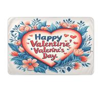 Tappetino per il cambio del pannolino per bambini, extra large, riutilizzabile, altamente assorbente, per bambini, 132,1 x 86,4 cm, motivo floreale, rosso, amore, cuore, petali, felice