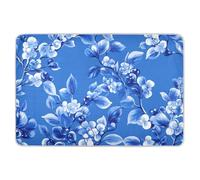 Tappetino per il cambio del vasino con piante blu profondo, extra large, riutilizzabile, impermeabile, lavabile, per bambini, 132 x 86,4 cm (lunghezza x larghezza)