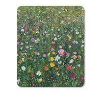Tappetino per Il Mouse A Field of Wild Flowers Lavabile Tampone per Mouse Superficie Liscia Gaming Mousepad per Notebook Laptop Pc 25X30Cm