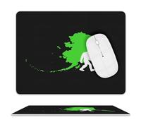 Tappetino per Il Mouse Alaska State Bigfoot Antisfilacciamento Tampone per Mouse Confortevole Gaming Mousepad per Ufficio Computer Pc 25X30Cm