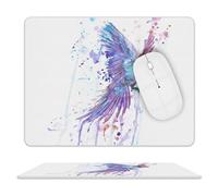 Tappetino per Il Mouse Aquarell Lila Parrot Personalizzato Tappetino Mouse Lavabile Gaming Mousepad per Ufficio Pc Computer 25X30Cm