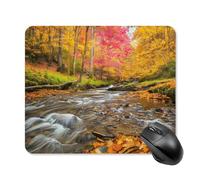 Tappetino per Il Mouse Autumn Scene of Colorful Trees And Foliage Antisfilacciamento Tappetino Mouse Superficie Liscia Gaming Mousepad per Notebook Pc Computer 25X30Cm