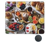 Tappetino per Il Mouse Beautiful Breakfast Superficie Liscia Tappetino per Mouse Personalizzato Gaming Mousepad per Ufficio Casa Laptop 25X30Cm