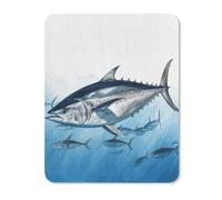 Tappetino per Il Mouse Bluefin Tuna Thunnus Ergonomico Tampone per Mouse Superficie Liscia Gaming Mousepad per Ufficio Laptop Notebook 25X30Cm