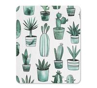 Tappetino per Il Mouse Cacti And Succulents Multifunzionale Tappetino per Mouse Antiscivolo Gaming Mousepad per Ufficio Laptop Pc 25X30Cm