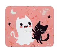 Tappetino per Il Mouse Cartoon Cute Cats Pink Pratica Tappetino per Mouse Personalizzato Gaming Mousepad per Casa Computer Pc 25X30Cm