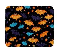 Tappetino per Il Mouse Cartoon Lovely Bats Stars Lavabile Tappeto Mouse Bordi Cuciti Gaming Mousepad per Pc Computer Notebook 25X30Cm