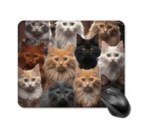 Tappetino per Il Mouse Cat Collection Ergonomico Tappetino per Mouse Superficie Liscia Gaming Mousepad per Pc Notebook Laptop 25X30Cm