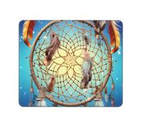 Tappetino per Il Mouse Catch Dream Net Antipolvere Tappetino per Mouse Lavabile Gaming Mousepad per Computer Notebook Pc 25X30Cm