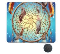 Tappetino per Il Mouse Catch Dream Net Ergonomico Tappetino per Mouse Superficie Liscia Gaming Mousepad per Pc Ufficio Computer 25X30Cm