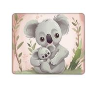 Tappetino per Il Mouse Cute Big And Small Animals Antisfilacciamento Tampone per Mouse Confortevole Gaming Mousepad per Pc Notebook Casa 25X30Cm