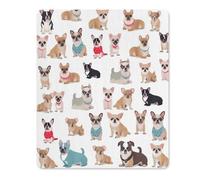 Tappetino per Il Mouse Cute Chihuahua Pug Pattern Lavabile Tampone per Mouse Superficie Liscia Gaming Mousepad per Ufficio Laptop Computer 25X30Cm