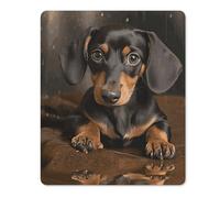 Tappetino per Il Mouse Cute Dachshund Superficie Liscia Tampone per Mouse Confortevole Gaming Mousepad per Ufficio Laptop Computer 25X30Cm