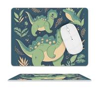 Tappetino per Il Mouse Cute Dinosaur Lavabile Tappetino per Mouse Pratica Gaming Mousepad per Casa Notebook Computer 25X30Cm