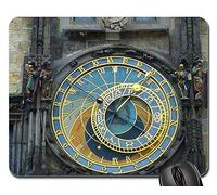Tappetino per Il Mouse da Gioco, Astronomical Clock Prague Town Hall Old Town Tappeto Mouse Antipolvere Tappetino Mouse Pratica Tappetini per Il Mouse per Ufficio Gaming 25X30Cm