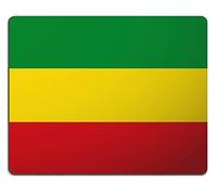 Tappetino per Il Mouse da Gioco, Illustration of An Isolated Rasta Flag Tampone per Mouse Antiscivolo Tappetino da Gaming Multifunzionale Tappetini per Il Mouse per Casa Computer 25X30Cm