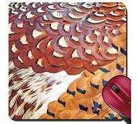 Tappetino per Il Mouse da Gioco, Many Coloured Feathers of The Pheasant Can Be As A Background Tappeto Mouse Antisfilacciamento Tappetino da Gaming Base in Gomma Tappetino Mouse Pad 25X30Cm