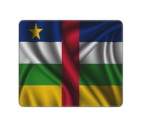 Tappetino Per Il Mouse Da Gioco, Silk Style Flag Of The Central African Republic Mouse Pad Antisfilacciamento Tappetino Mouse Personalizzato Gaming Pad Per Notebook Gamers 25X30Cm
