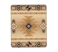 Tappetino Per Il Mouse Da Gioco, Southwest Native American Retro Aztec Pattern Tappetino Mouse Multifunzionale Mouse Pad Base In Gomma Tappetini Mouse Per Laptop Casa 25X30Cm