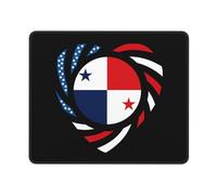 Tappetino per Il Mouse da Gioco, We Heart America And Panama Love Forever Mousepad Confortevole Tappetino Mouse Ergonomico Tampone per Mouse per Laptop Notebook 25X30Cm
