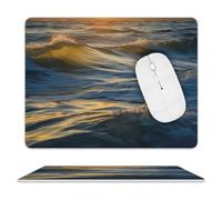 Tappetino per Il Mouse Dawn Ocean Waves Lavabile Tappetini Mouse Superficie Liscia Gaming Mousepad per Laptop Casa Notebook 25X30Cm