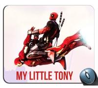 Tappetino per il mouse Deadpool motivo: "My Little Tony"