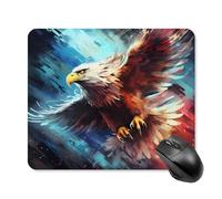 Tappetino per Il Mouse Flying Eagle Superficie Liscia Tappetino per Mouse Pratica Gaming Mousepad per Casa Ufficio Laptop 25X30Cm