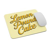 Tappetino per il Mouse Free Speech Pound Cake Design Le-Mon Pound Cake | Tappetini Mouse Ufficio 25x30cm Bordi Cuciti Gaming Mousepad Personalizzato Tappetino per Mouse Computer Casa