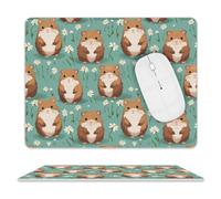 Tappetino per Il Mouse Funny Guinea Pig Antipolvere Tampone per Mouse Superficie Liscia Gaming Mousepad per Ufficio Laptop Notebook 25X30Cm