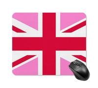 Tappetino per Il Mouse Gay Proud Flag of The United Kingdom Confortevole Tappetini Mouse Pratica Gaming Mousepad per Ufficio Laptop Computer 25X30Cm