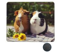 Tappetino per Il Mouse Guinea Pigs Funny Antiscivolo Tappetino per Mouse Antipolvere Gaming Mousepad per Casa Pc Computer 25X30Cm
