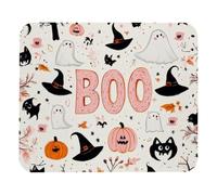 Tappetino per Il Mouse Halloween Ghosts Hats Multifunzionale Tappetini Mouse Confortevole Gaming Mousepad per Computer Casa Pc 25X30Cm