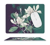 Tappetino per il mouse impermeabile con base in gomma antiscivolo, bordo cucito, divertente, per casa, ufficio, dormitorio, scrivania, accessori decorativi, 20,3 x 25,4 cm