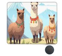 Tappetino per Il Mouse Llama And Alpaca Pratica Tappetini Mouse Superficie Liscia Gaming Mousepad per Notebook Ufficio Casa 25X30Cm