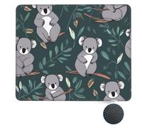 Tappetino per Il Mouse Lovely Koala Lavabile Tampone per Mouse Confortevole Gaming Mousepad per Pc Ufficio Computer 25X30Cm