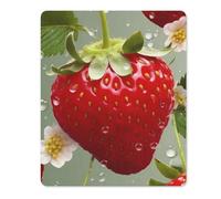 Tappetino per Il Mouse Lovely Strawberry Lavabile Tampone per Mouse Confortevole Gaming Mousepad per Ufficio Laptop Computer 25X30Cm