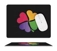 Tappetino per Il Mouse Lucky Clovers Multifunzionale Tampone per Mouse Confortevole Gaming Mousepad per Computer Casa Pc 25X30Cm
