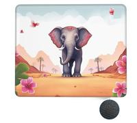 Tappetino per Il Mouse Lucky Elephant Superficie Liscia Tappeto Mouse Antisfilacciamento Gaming Mousepad per Pc Notebook Laptop 25X30Cm