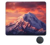Tappetino per Il Mouse Mount At Sunset Antiscivolo Tappetino Mouse Lavabile Gaming Mousepad per Ufficio Laptop Notebook 25X30Cm