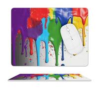Tappetino per Il Mouse Paint Splatter Backdrop Antiscivolo Tappetino per Mouse Multifunzionale Gaming Mousepad per Ufficio Laptop Pc 25X30Cm