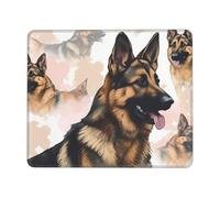 Tappetino per Il Mouse Shepherd German Dog Lovers Confortevole Tappetini Mouse Superficie Liscia Gaming Mousepad per Casa Notebook Computer 25X30Cm