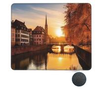 Tappetino per Il Mouse Strasbourg Sundo-Wn Confortevole Tappetino Mouse Lavabile Gaming Mousepad per Computer Casa Ufficio 25X30Cm