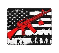 Tappetino per il Mouse Tactical Rifle American Flag Gaming Mousepad