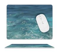 Tappetino per Il Mouse The Deep Blue Sea Superficie Liscia Tampone per Mouse Pratica Gaming Mousepad per Casa Pc Notebook 25X30Cm