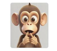 Tappetino per Il Mouse The Silent Monkey Multifunzionale Tappetini Mouse Pratica Gaming Mousepad per Pc Ufficio Computer 25X30Cm