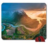 Tappetino per il mouse Tramonto da sotto il mousepad del mouse pad del molo