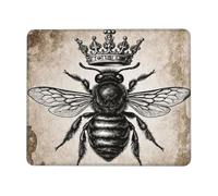 Tappetino per il Mouse Vintage Qu-Een Bee Crown Pattern Gothic Victorian